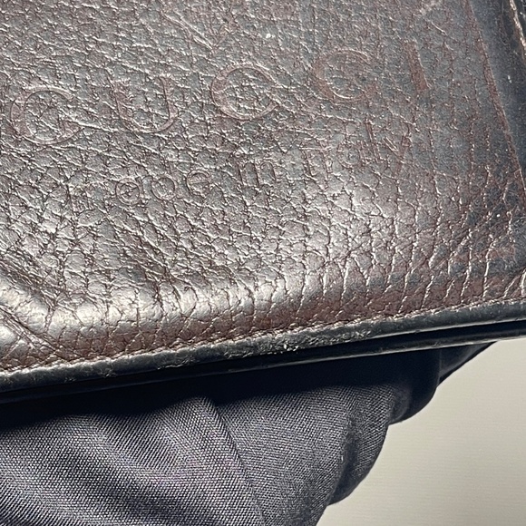 Gucci Brown Leather Wallet Bi-Fold Mens Wallet - Picture 4 of 17
